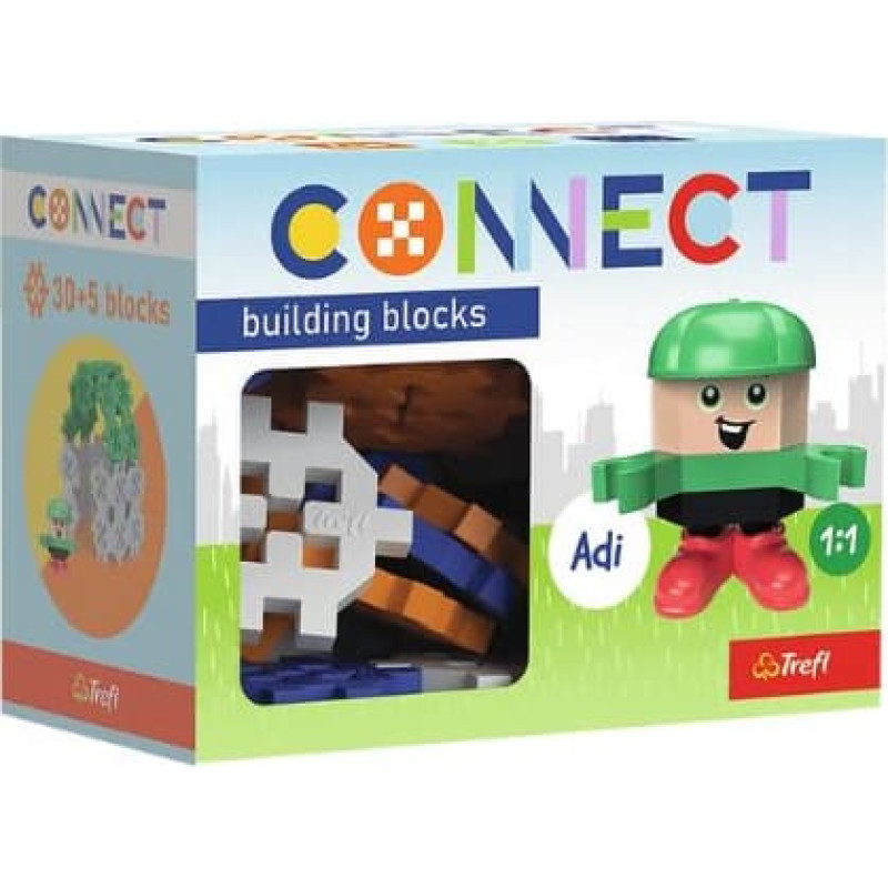 Trefl 61981 Klocki Connect - Pocket 35 Boy ADI