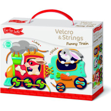 FAR FAR LAND velcro&strings mäng Funny train F-02926