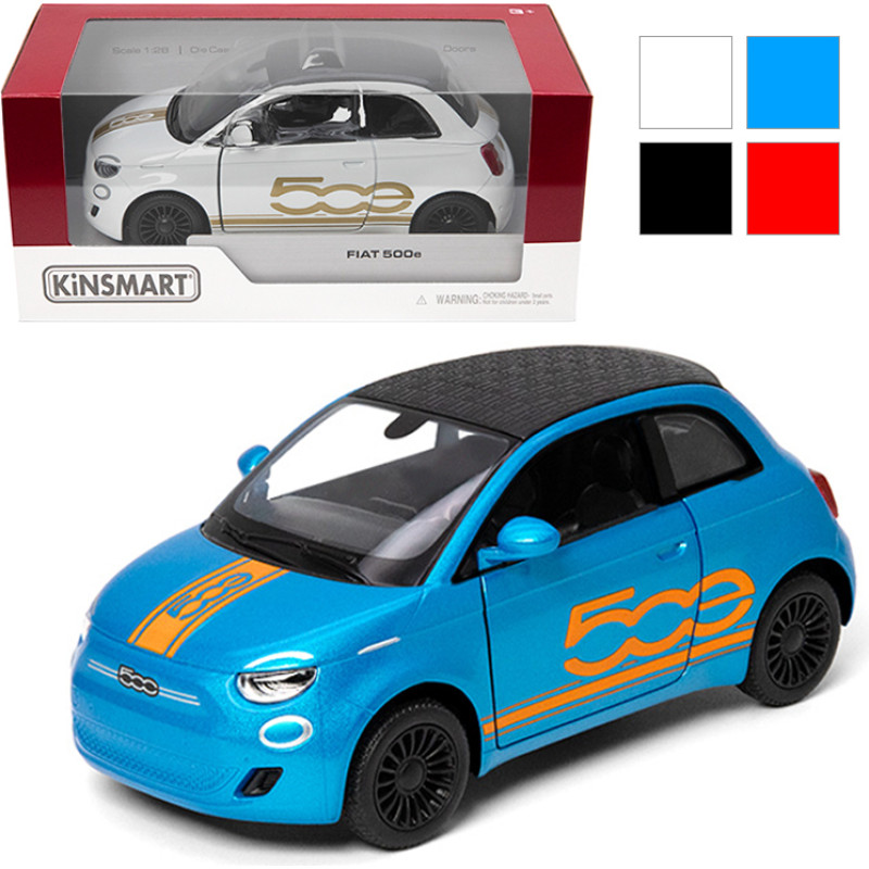 FIAT 500E Z NADRUKIEM 1:28