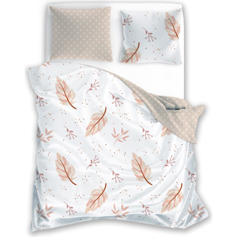BEDDING SET 220X200+2X50X70 HARMONY 008 MICROFIBER
