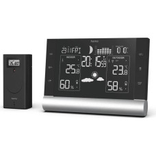 Hama 00186418 Black Line Plus Weather Station black