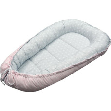 Mamotato Ankras  baby nest cocoon double sided diamonds grey pink