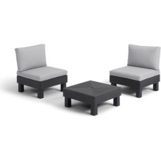 Keteri aiamööblikomplekt Elements Balcony Set, hall/heledahall