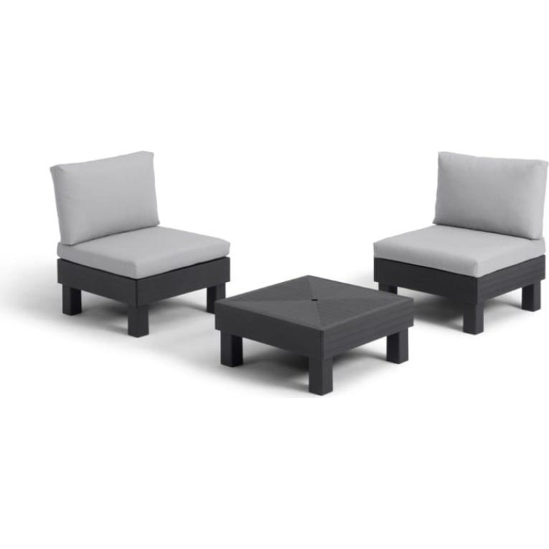 Keteri aiamööblikomplekt Elements Balcony Set, hall/heledahall