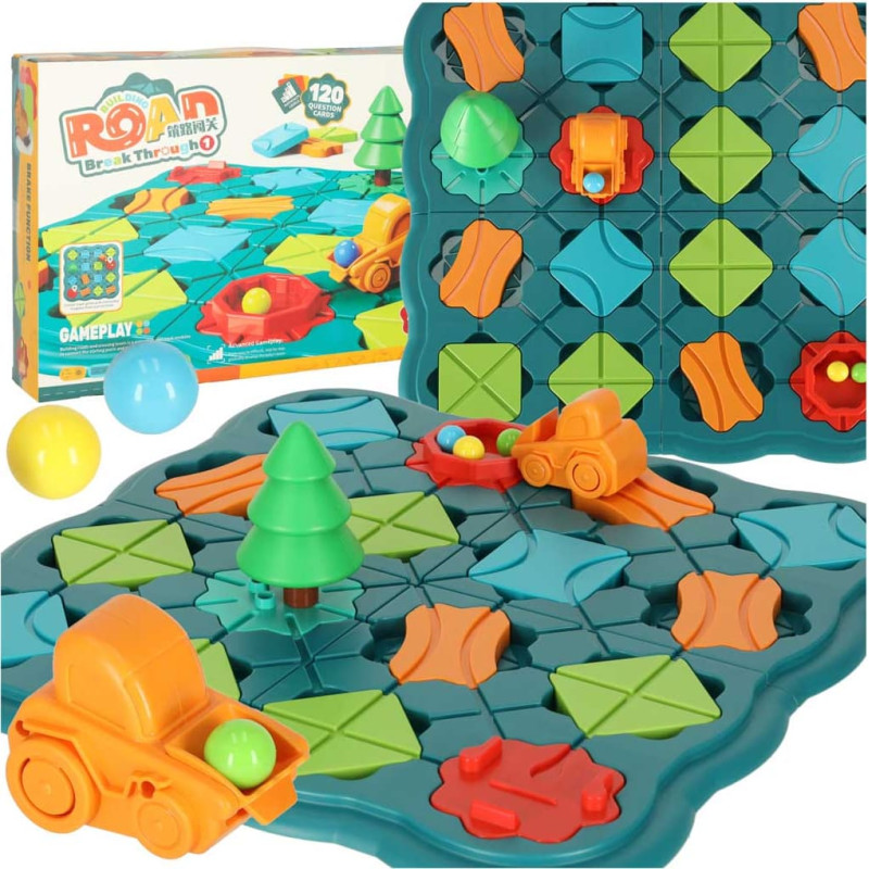 Puzzle galda spēle labirints šķēršļu josla 28 el.