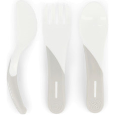 Twistshake Learn Cutlery 6+m White 78207