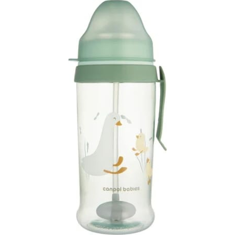 Canpol 56/510_gre lekkekindel pudel kõrre ja raskusega 350 ml – Hani