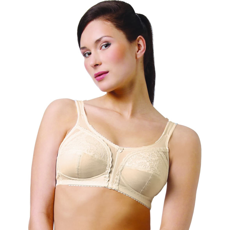 Tonus Elast 0407-02 Sofija Elastic medical-rehabilitation bra Beige N2 (DD80)
