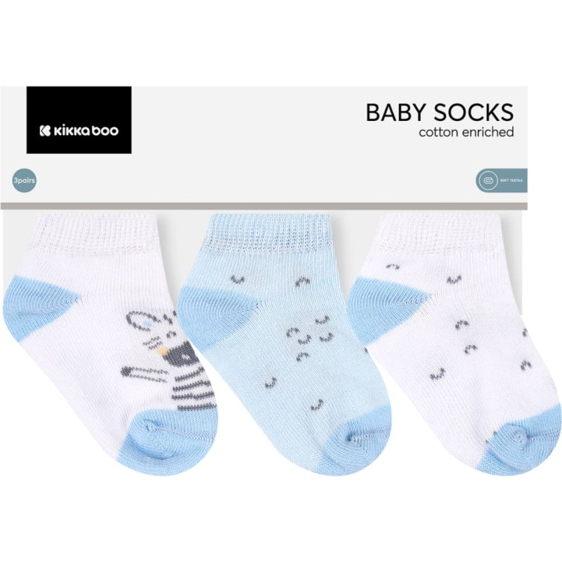 Baby summer socks Stripy Friends 1-2y