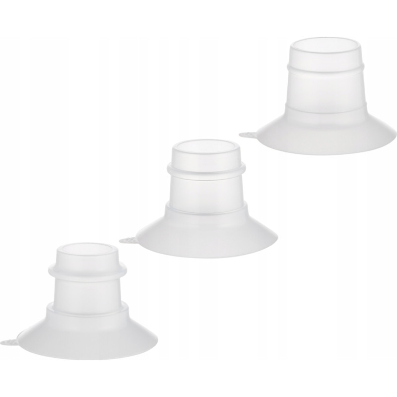 Canpol BABIES rezerves piltuvju komplekts MilkShell krūts sūknim (19, 21, 24 mm), 20/114