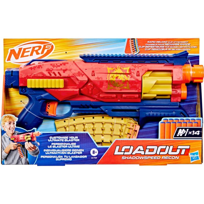 Hasbro Nerf NERF LOADOUT &scaron;autuvas SHADOWSPEED RECON