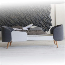 Ingvart turvapiire Fly voodile – valge