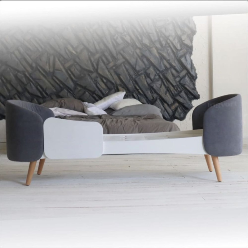 Ingvart turvapiire Fly voodile – valge