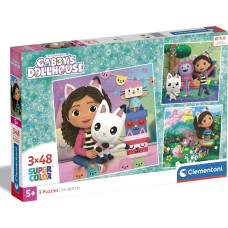 Clementoni puslekomplekt Gabby 3 x 48 tk