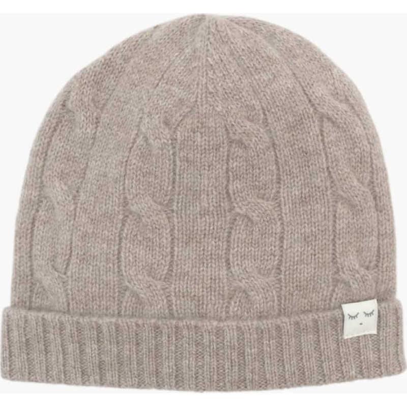Livly Clothing Bērnu cepure Livly Cable Knit Hat Oat, 100% Ka&scaron;mirs