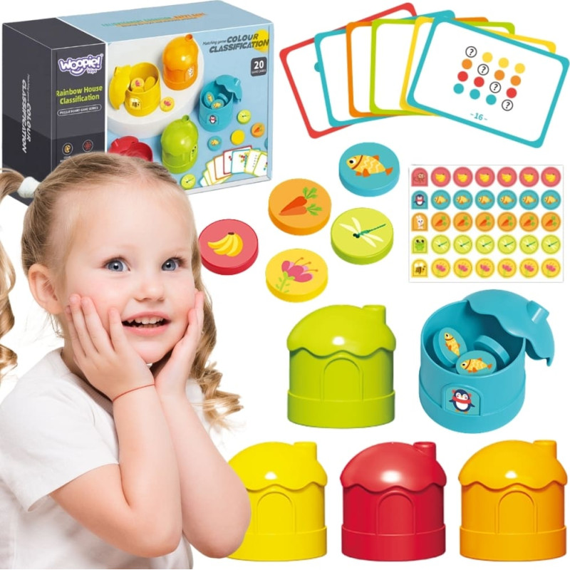 Woopie Gra Logiczna Edukacyjna Sorter Klasyfikacja Kolor&oacute;w