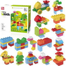 KLOCKI ZWIERZĘTA 102 ELEMENTY