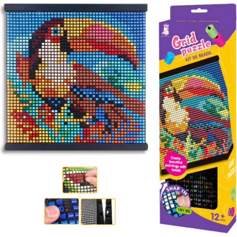 UKŁADANKA MOZAIKA OBRAZ Z KORALIKÓW