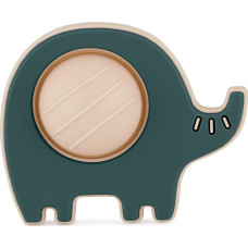 Petite&Mars 608817 Silikonowa zabawka pop-up Elephant Misty Green 6 m+