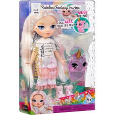 Rainbow High 543442-EUC Rainbow High Littles Rainbow Fantasy Fairies Doll - Opal (Rainbow)