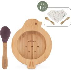 Miniland WOODEN BOWL CHICK FSC 100%