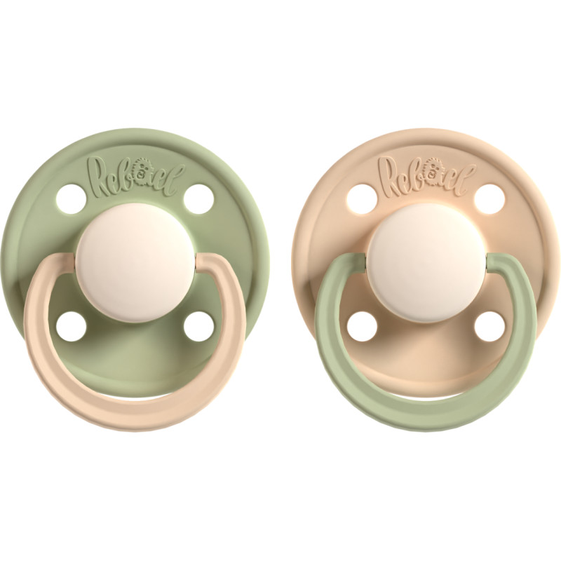 Rebael cloudy pearly lion  dusty pearly dolphin 2pcs size 2