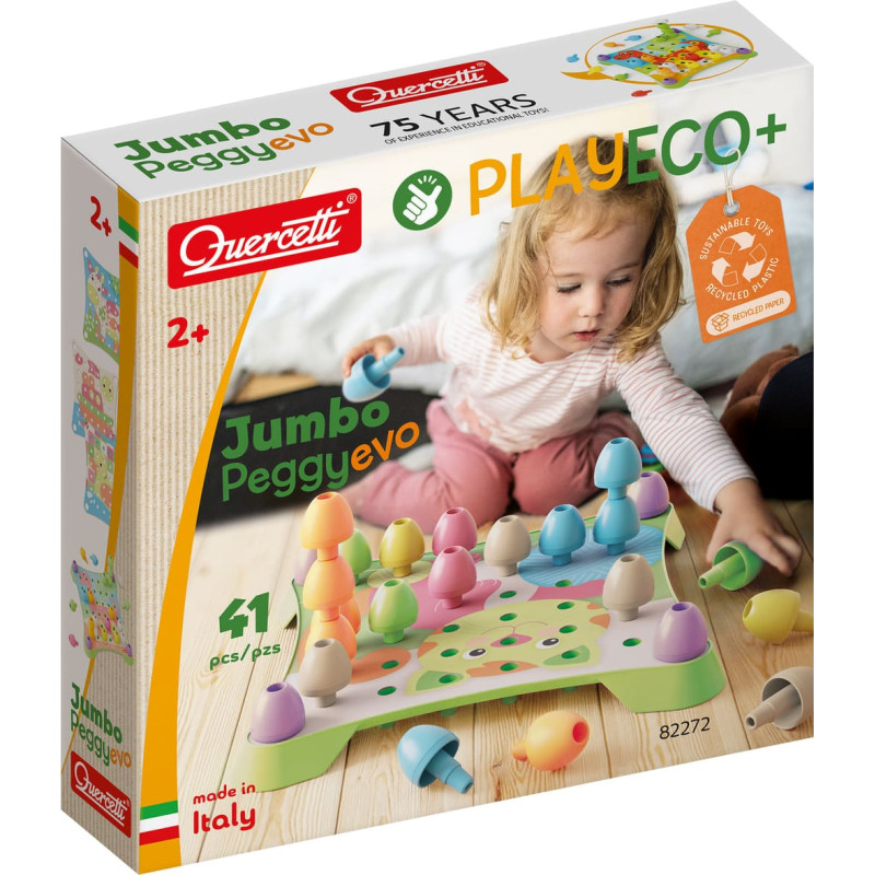 Quercetti Jumbo Peggy Evo Play Eco 2+ y