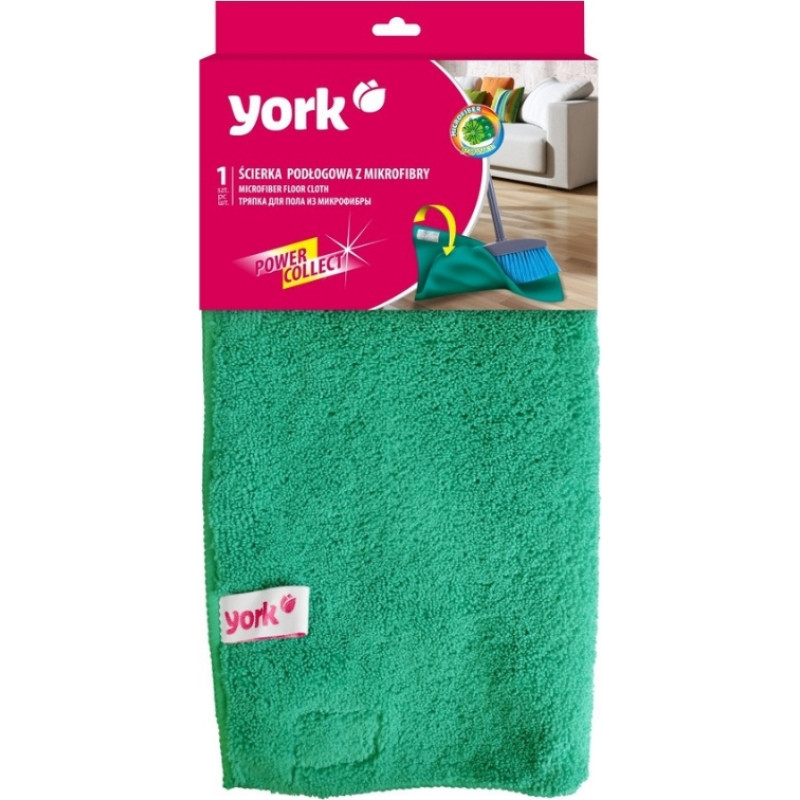 York Mikro&scaron;ķiedras grīdas lupatas PowerCollect 50x60cm