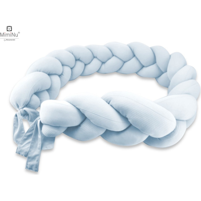 Miminu KIECZMERSKI Ochraniacz - warkocz MIMINU SOFT 220-240cm błękit