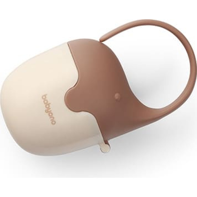 Babyono B.O.529/04 Pojemnik na smoczek Słonik beżowy