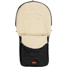Minikid Guļammaiss WOOL black (sillo-823)