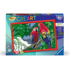 Ravensburger Paint by numbers 31x21 cm Colourful Parrots