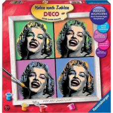 Ravensburger Paint by Numbers &ndash; Pop Art: Marilyn