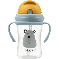 AKUKU joogipudel kõrrega 9м+, 300ml. BEAR A0203