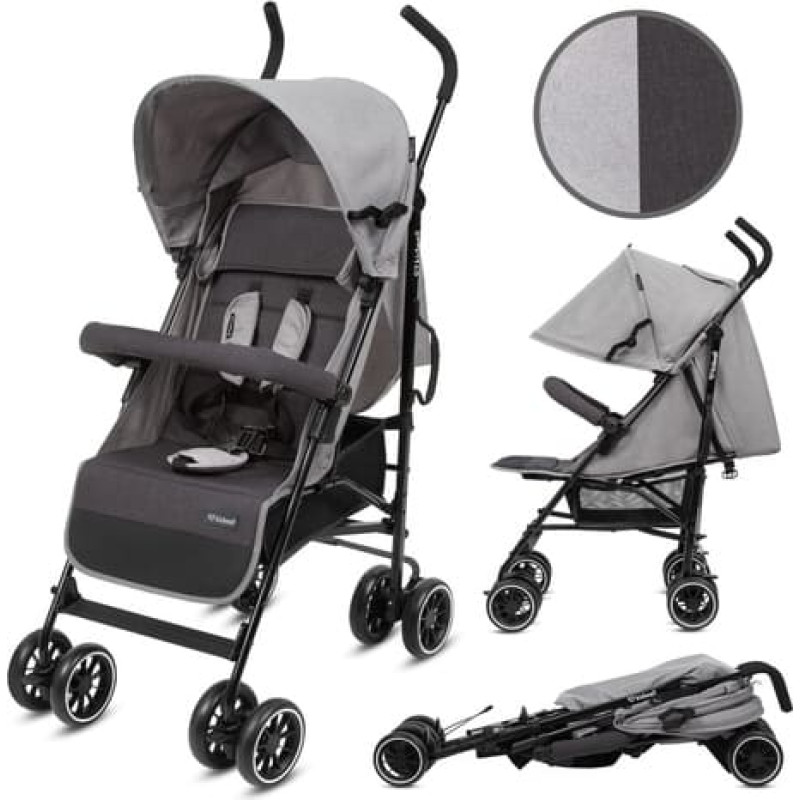 Kidwell Ratiņi Kidwell NELLI grey/graphite