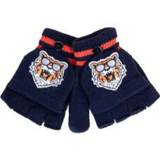 Yo Baby Cimdiņi 5P ar "kapucīti" MITTENS R-127 navy blue (14)