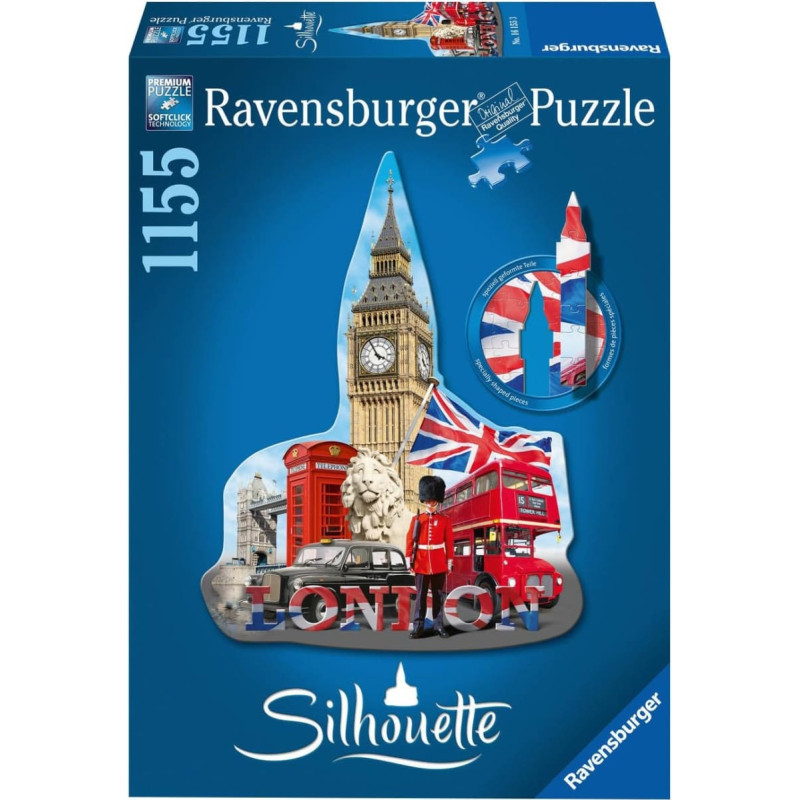 Ravensburger Puzzle 1155 Shaped Puzzle London