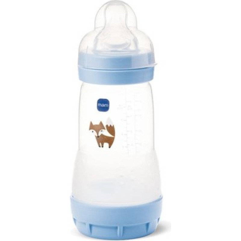 Mam Baby 5922 ANTICOLIC BOTTLE PERFECT START 260ML GROUNDING IN NATURE BLUE
