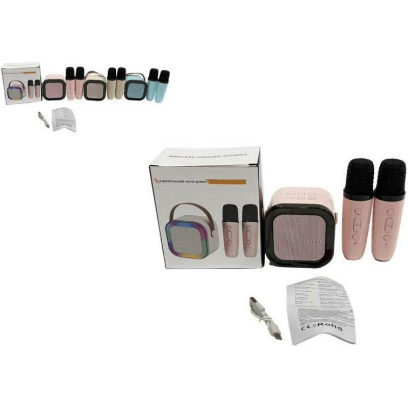 Other 89667 ZESTAW KARAOKE-GŁOŚNIM Z MIKROFONE