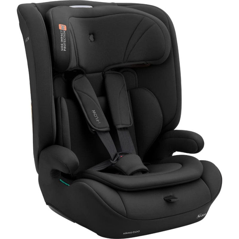 KIKKABOO Turvatool 76-150 cm i-Flow i-SIZE Black