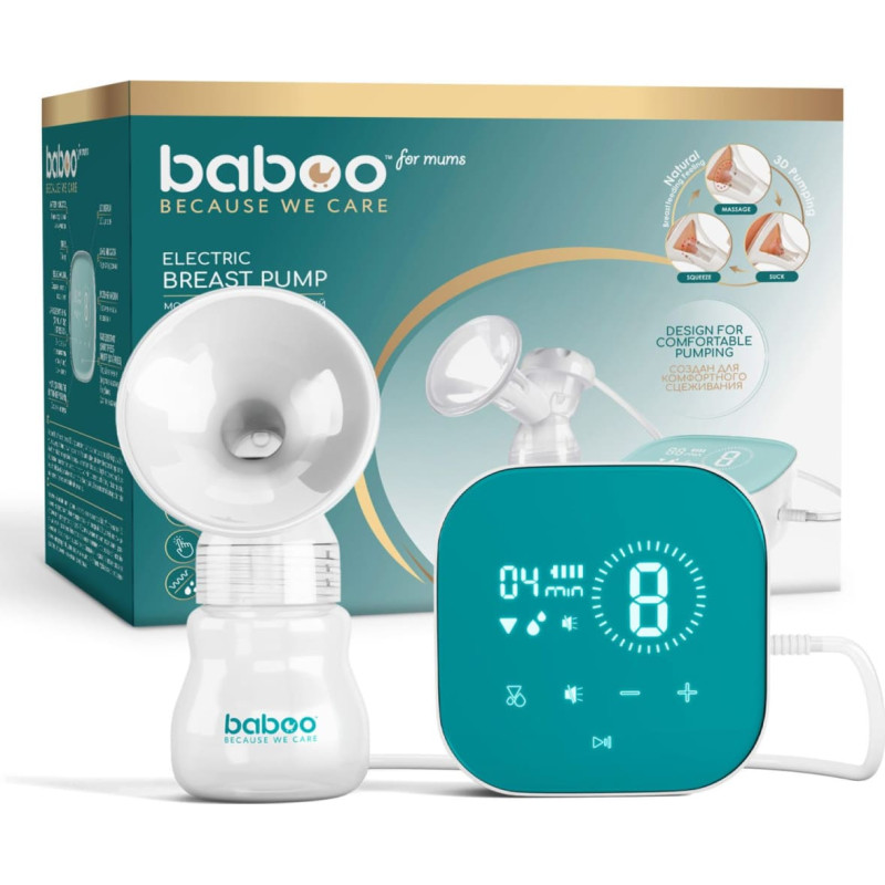 Baboo Electric Breast Pump with 3D Suction Technology