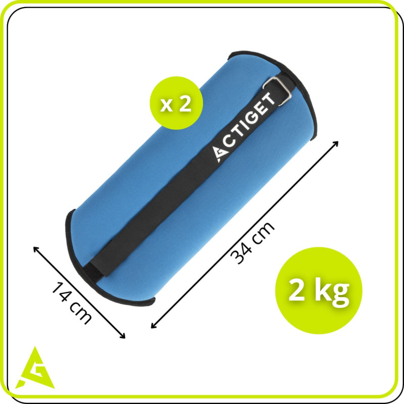 Springos Treeningraskused 2 x 2 kg ACT0130