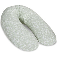 Cebababy maitinimo pagalvė dżersej multi gėlės žalsva W-880-000-742