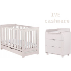 Danpol voodi-diivan kastiga ja kummutiga IVE, cashmere (Drewex)