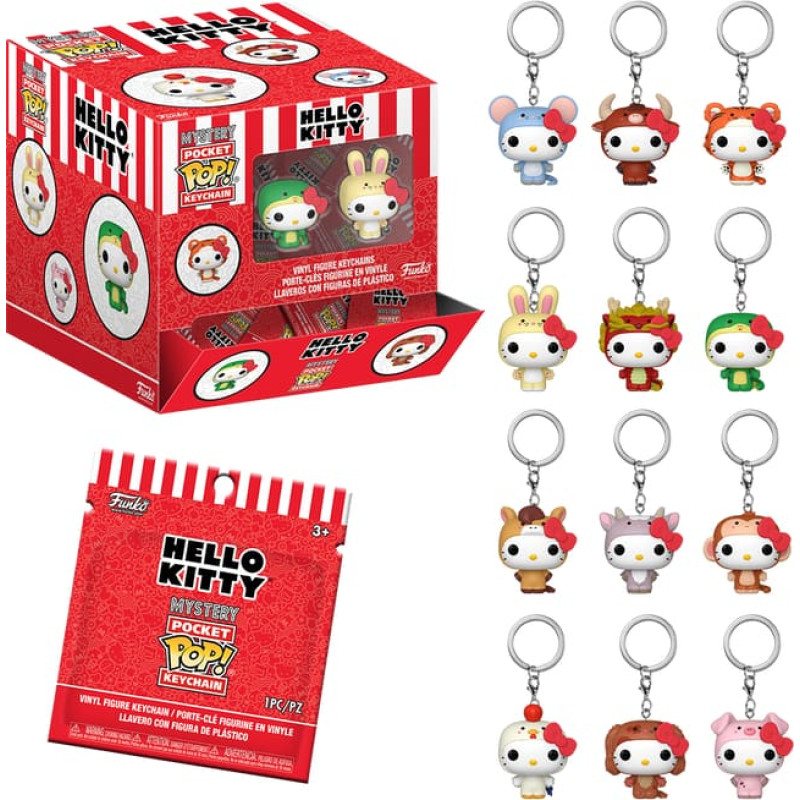 Funko POP! Raktų pakabutis: Sanrio - Hello Kitty & Friends (Mystery)