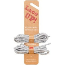 Extrawize Lace UP! reflective shoelaces, grey