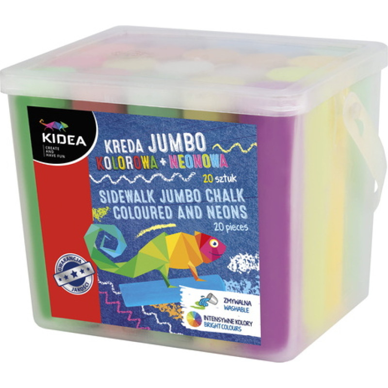 Kidwell Krāsainie krītiņi JUMBO 20 gab. 68906