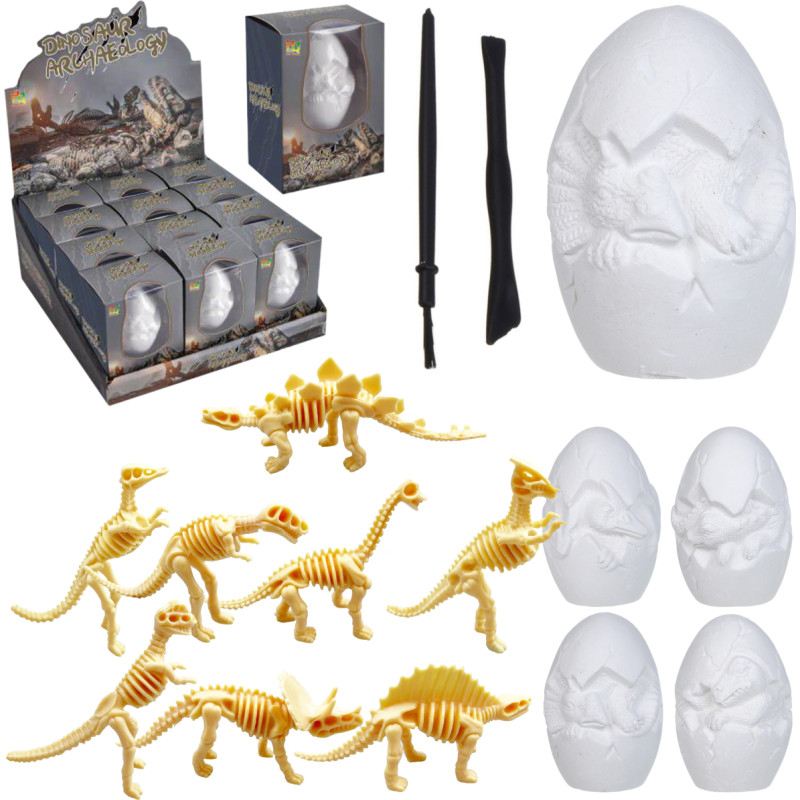 WYKOPALISKA PALEONTOLOG DINOZAUR W JAJKU