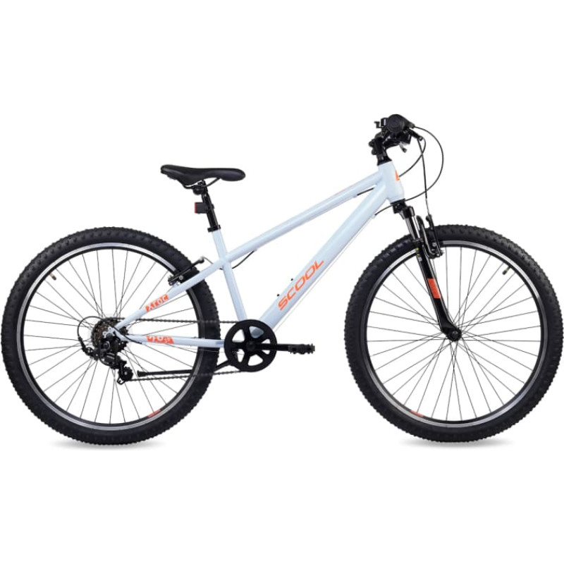 S&acute;cool Noorte jalgratas S'COOL Xroc, 26" Sky Grey/Neon Orange