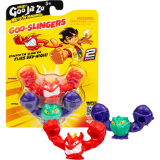 Goo Jit Zu HEROES OF GOO JIT ZU Meteor Madness Goo Slingers dviguba pakuotė